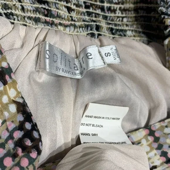 Solitaire Tiered Ruffle Maxi Skirt - Size Small - Picture 7 of 10